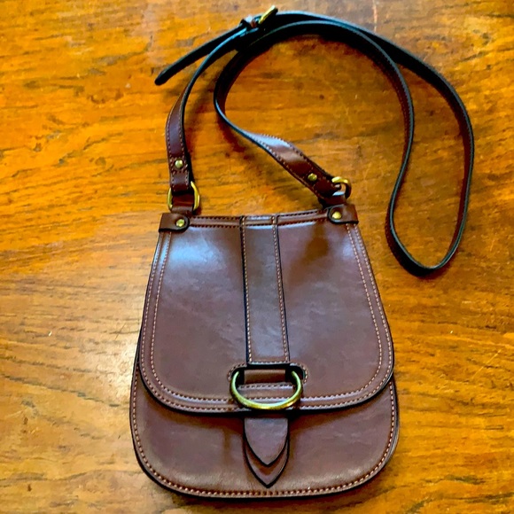 Simply Noelle Handbags - Brown leather crossbody bag